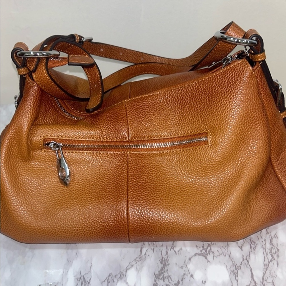 Leather shoulder bag NWOT
